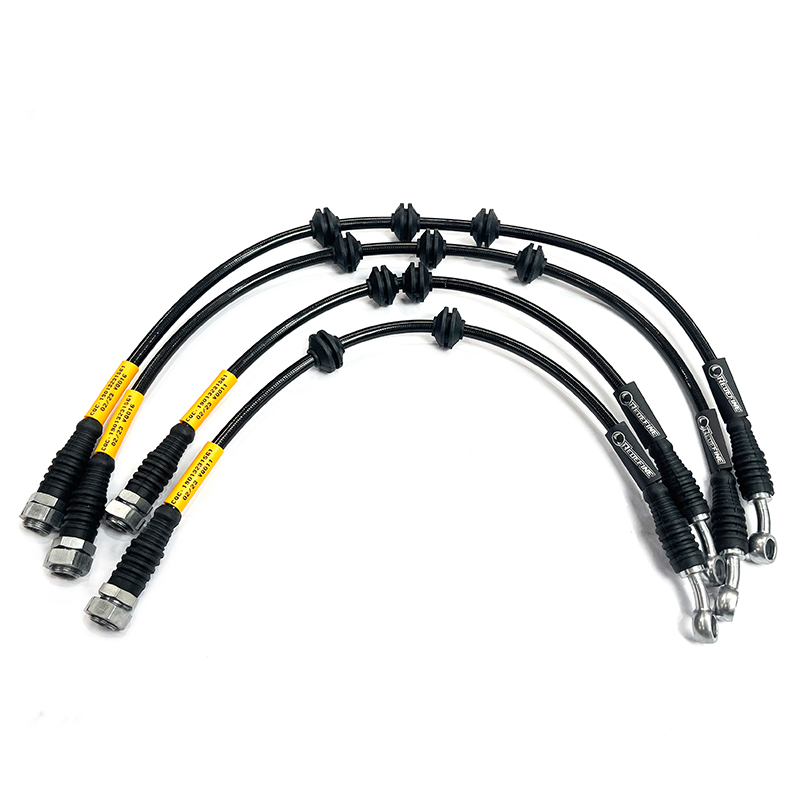 Tuyaux de frein tressés en aci - Braided Line avis et prix