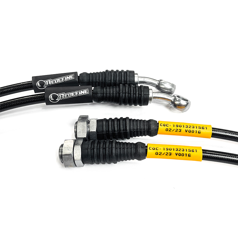 Tuyaux de frein tressés en aci - Braided Line avis et prix